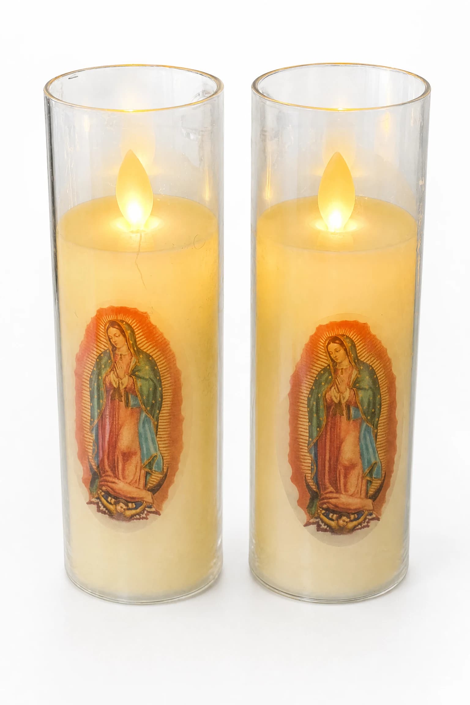 Our Lady of Guadalupe Flameless Candle